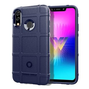 Full Coverage Shockproof TPU Case for  LG W30(Blue)