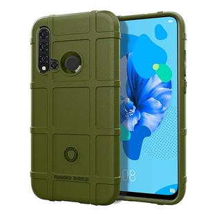 Full Coverage Shockproof TPU Case for Huawei Nova 5i(Army Green)