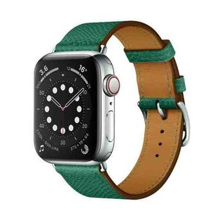 For Apple Watch 3 / 2 / 1 Generation 38mm Universal Leather Cross Band(Green)