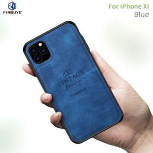 For iPhone 11 Pro PINWUYO Shockproof Waterproof Full Coverage PC + TPU + Skin Protective Case (Blue)