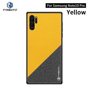 PINWUYO Honors Series Shockproof PC + TPU Protective Case for Galaxy Note10+(Yellow)