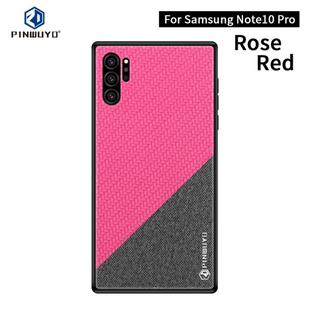 PINWUYO Honors Series Shockproof PC + TPU Protective Case for Galaxy Note10+(Red)