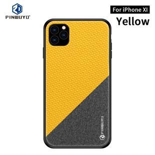 For iPhone 11 Pro PINWUYO Honors Series Shockproof PC + TPU Protective Case (Yellow)