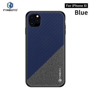 For iPhone 11 Pro PINWUYO Honors Series Shockproof PC + TPU Protective Case (Blue)