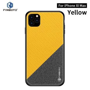 For iPhone 11 Pro Max PINWUYO Honors Series Shockproof PC + TPU Protective Case (Yellow)