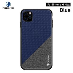 For iPhone 11 Pro Max PINWUYO Honors Series Shockproof PC + TPU Protective Case (Blue)