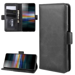 Wallet Stand Leather Cell Phone Case for Sony Xperia L3，with Wallet & Holder & Card Slots(Black)