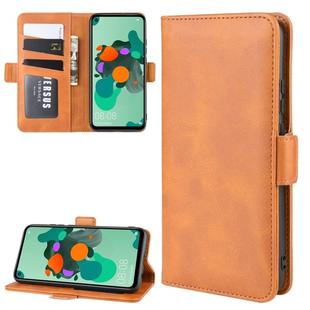 Wallet Stand Leather Cell Phone Case for Huawei Nova 5i Pro / Mate 30 lite，with Wallet & Holder & Card Slots(Yellow)