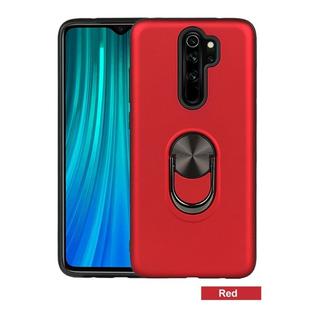 For Xiaomi Redmi Note 8 Pro   360 Rotary Multifunctional Stent PC+TPU Case with Magnetic Invisible Holder(Red)