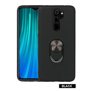 For Xiaomi Redmi Note 8 Pro   360 Rotary Multifunctional Stent PC+TPU Case with Magnetic Invisible Holder(Black)