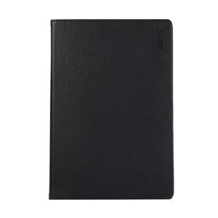 ENKAY 360 Degree Rotation Lichi Texture Leather Case with Holder for Samsung Galaxy Tab S6 10.5 T860 / T865(Black)