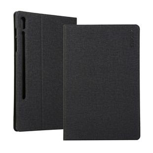 ENKAY Denim Pattern Horizontal Flip Leather Case with Holder for Galaxy Tab S6 10.5 T860 / T865(Black)
