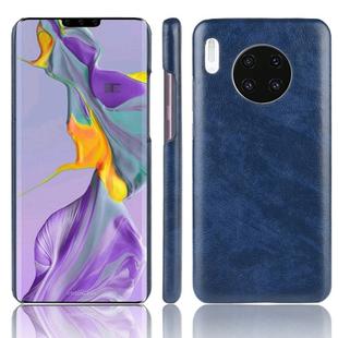 For Huawei Mate 30 Shockproof Litchi Texture PC + PU Case(Blue)