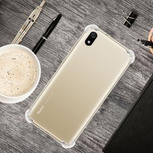 For Xiaomi Redmi 7A Four-Corner Anti-Drop Ultra-Thin Transparent TPU Phone Case(Transparent)