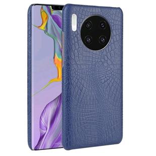 For Huawei Mate 30 Shockproof Crocodile Texture PC + PU Case(Blue)