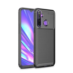 For Xiaomi Redmi Note 8 Carbon Fiber Texture Shockproof TPU Case(Black)