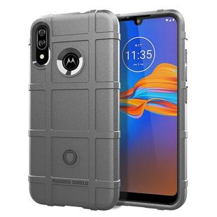 For Motorola E6 Plus Full Coverage Shockproof TPU Case(Grey)