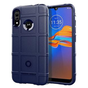 For Motorola E6 Plus Full Coverage Shockproof TPU Case(Blue)