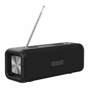 T9 Wireless Bluetooth 4.2 Speaker 10W Portable Sound Box FM Digital Radio 3D Surround Stereo, Support Handsfree & TF & AUX(Black)