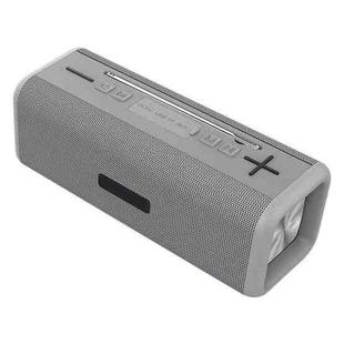 T9 Wireless Bluetooth 4.2 Speaker 10W Portable Sound Box FM Digital Radio 3D Surround Stereo, Support Handsfree & TF & AUX(Gray)