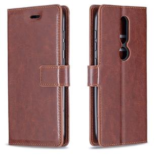 For Nokia 4.2 Crazy Horse Texture Horizontal Flip Leather Case with Holder & Card Slots & Wallet & Photo Frame(Brown)