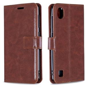 For ZTE Blade A5 2019 Crazy Horse Texture Horizontal Flip Leather Case with Holder & Card Slots & Wallet & Photo Frame(brown)