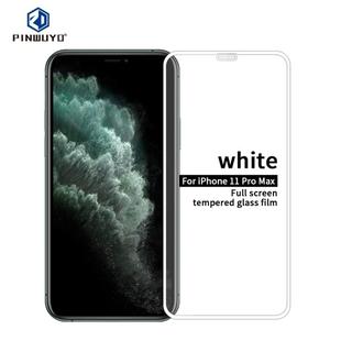 For iPhone 11 Pro Max PINWUYO 9H 2.5D Full Screen Tempered Glass Film(White)