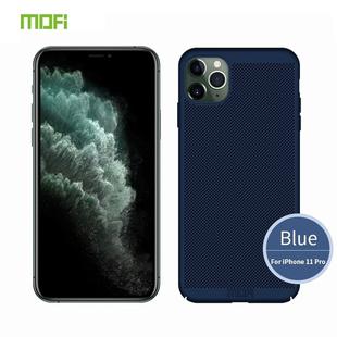 For iPhone 11 Pro MOFI Breathable PC Ultra-thin All-inclusive Protective Case(Blue)