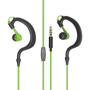 Kimmar R02 Sports Sweat Resistant Wired Earphone(Green)