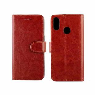 For Realme3 Pro Crazy Horse Texture Horizontal Flip Leather Case with Holder & Card Slots & Wallet & Photo Frame(Brown)