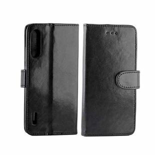 For Xiaomi  MI CC9e/A3  Crazy Horse Texture Horizontal Flip Leather Case with Holder & Card Slots & Wallet & Photo Frame(black)