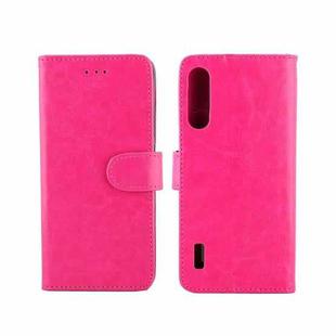 For Xiaomi  MI CC9e/A3  Crazy Horse Texture Horizontal Flip Leather Case with Holder & Card Slots & Wallet & Photo Frame(Magenta)
