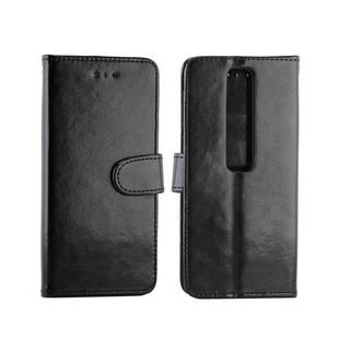 For Vodafone Smart V10 Crazy Horse Texture Horizontal Flip Leather Case with Holder & Card Slots & Wallet & Photo Frame(black)