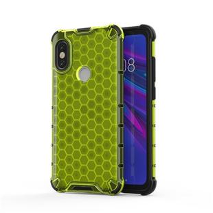 For Xiaomi Redmi Note5/Note5 Pro Shockproof Honeycomb PC + TPU Case(Green)