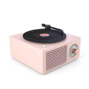 B10 Atomic Bluetooth Speakers Retro Vinyl Player Desktop Wireless Creative Multifunction Mini Stereo Speakers(Nordic Pink)
