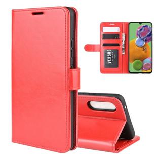 For Galaxy A90 5G R64 Texture Single Fold Horizontal Flip Leather Case with Holder & Card Slots & Wallet(Red)