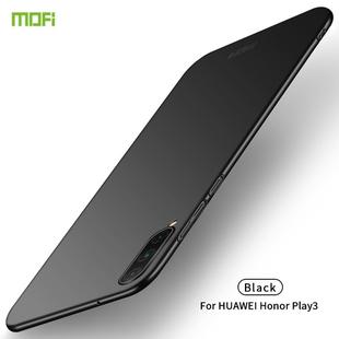 For Huawei Honor Play 3 MOFI Frosted PC Ultra-thin Hard Case(Black)