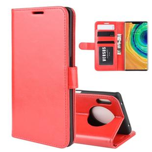 For Huawei Mate 30 Pro R64 Texture Single Fold Horizontal Flip Leather Case with Holder & Card Slots & Wallet(Red)