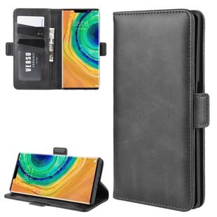For Huawei Mate 30 Pro Wallet Stand Leather Cell Phone Case with Wallet & Holder & Card Slots(Black)