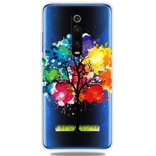 For Xiaomi 9T / 9T Pro / Redmi K20 / Redmi K20 Pro     3D Pattern Printing Extremely Transparent TPU Phone Case(Painting tree)
