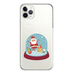 For iPhone 11 Pro Max Trendy Cute Christmas Patterned Case Clear TPU Cover Phone Cases(Crystal Ball)