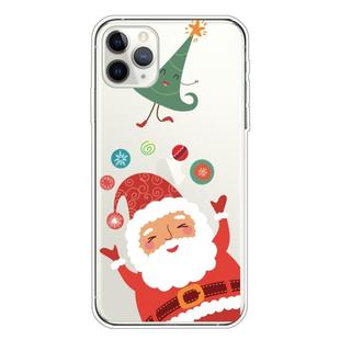 For iPhone 11 Pro Trendy Cute Christmas Patterned CaseTPU Cover Phone Cases(Ball Santa Claus)