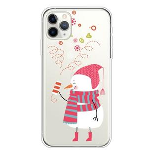 For iPhone 11 Pro Trendy Cute Christmas Patterned CaseTPU Cover Phone Cases(Fireworks and Snowmen)