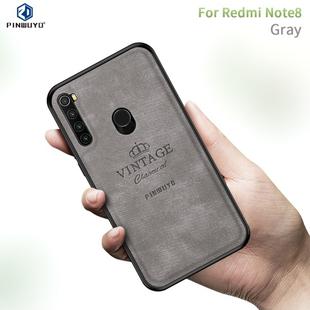 For Xiaomi RedMi Note 8 PINWUYO Zun Series PC + TPU + Skin Waterproof And Anti-fall All-inclusive Protective Shell(Gray)