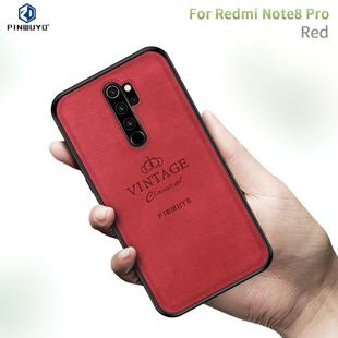 For Xiaomi RedMi Note 8 Pro PINWUYO Zun Series PC + TPU + Skin Waterproof And Anti-fall All-inclusive Protective Shell(Red)