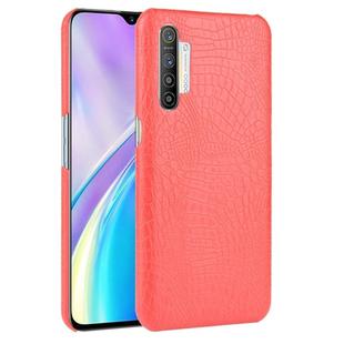For OPPO Realme XT/X2/K5 Shockproof Crocodile Texture PC + PU Case(Red)