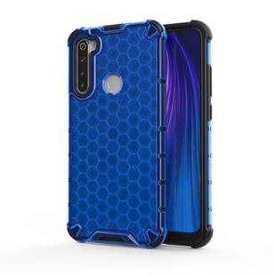 For OPPO Realme 5 Shockproof Honeycomb PC + TPU Case(Blue)