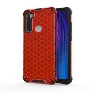For OPPO Realme 5 Pro Shockproof Honeycomb PC + TPU Case(Red)