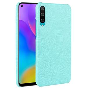 For Huawei Honor Play 3  Shockproof Crocodile Texture PC + PU Case(Light Green)