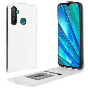 For OPPO Realme 5 Pro / Realme Q Crazy Horse Vertical Flip Leather Protective Case(White)